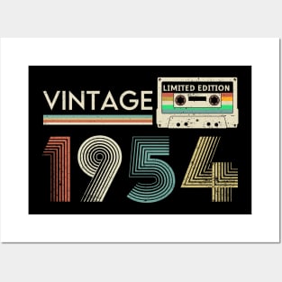 Vintage 1954 Limited Cassette Posters and Art